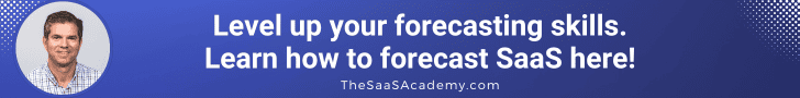 saas forecast course and template